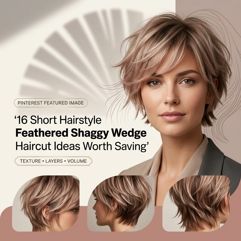 16 Short Hairstyle Feathered Shaggy Wedge Haircut Ideas Worth Saving