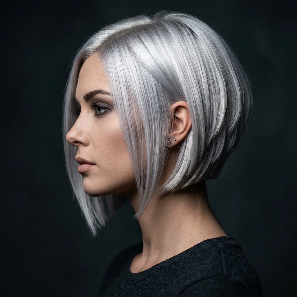 16. Icy Pearl Platinum Contrast