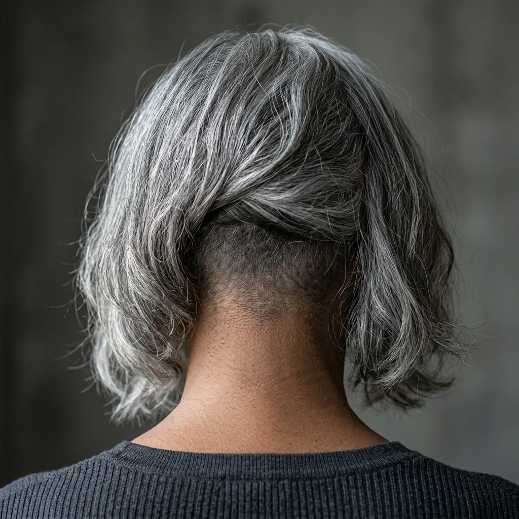 16. Undercut Nape Detail