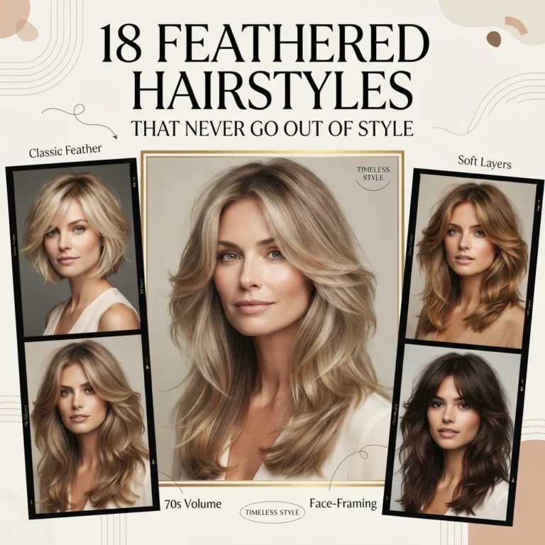 18 Feathered Hairstyles for Women That Never Go Out of Style