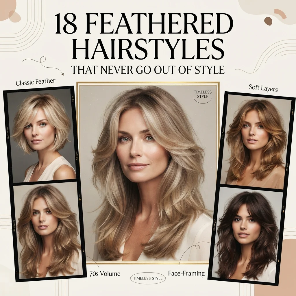 18 Feathered Hairstyles for Women That Never Go Out of Style
