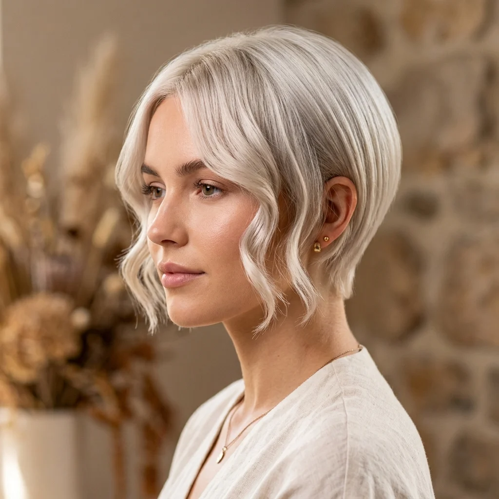 18. Heat-Styled Face-Framing Waves