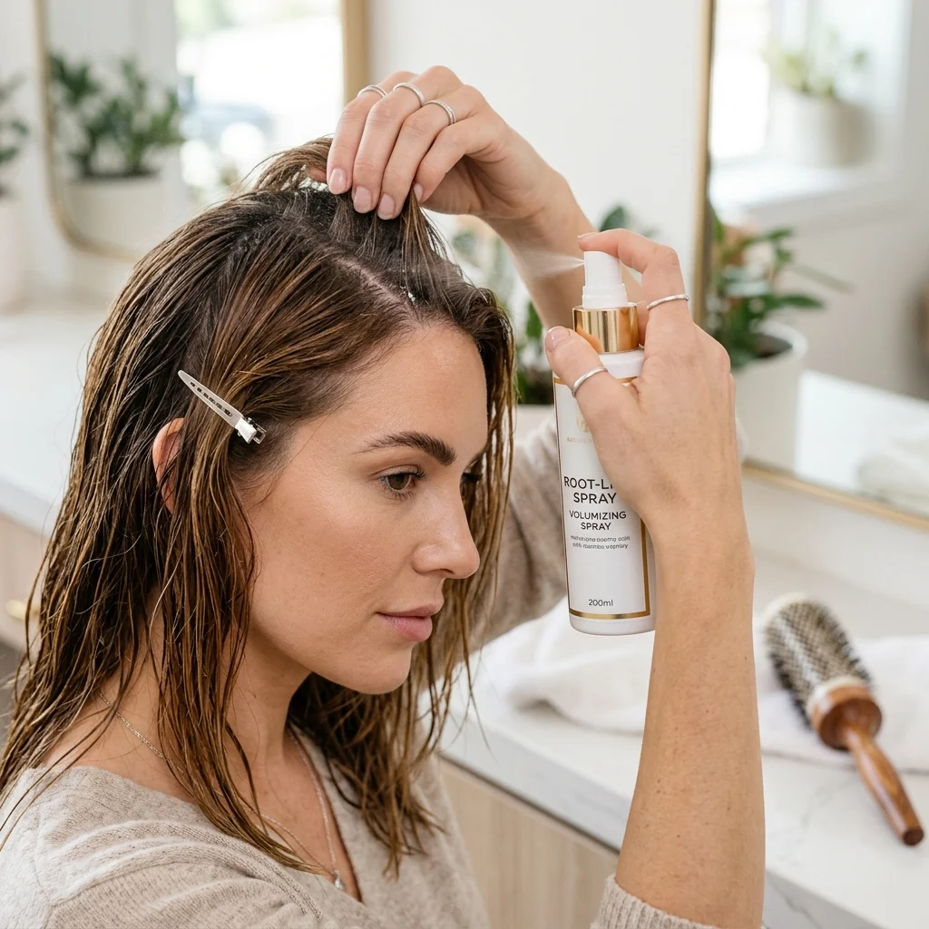 19. Root-Lifting Spray Before Blowout