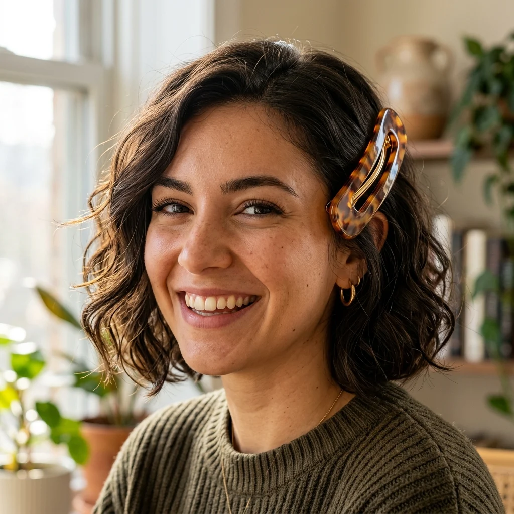 19. Statement Barrette on One Side