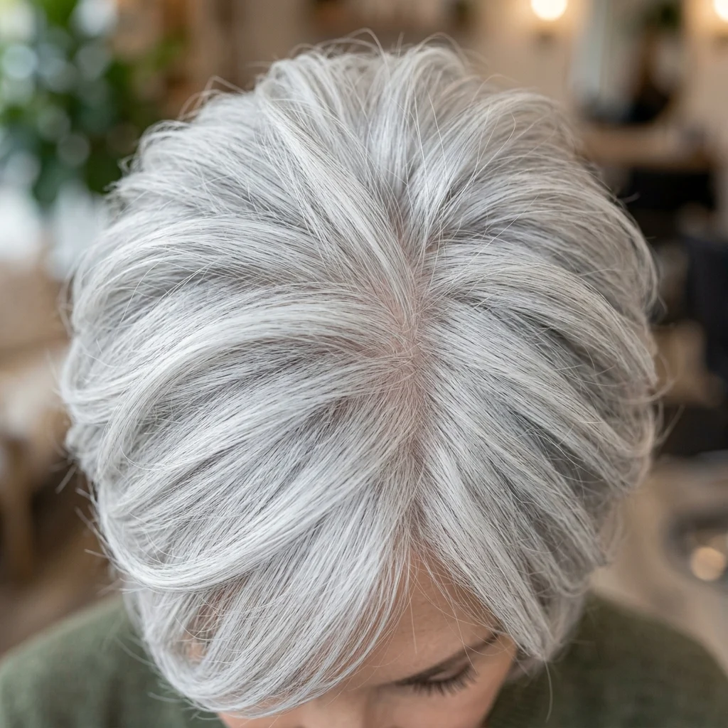 2. Feathered Layers Through the Crown (TEXTURE)