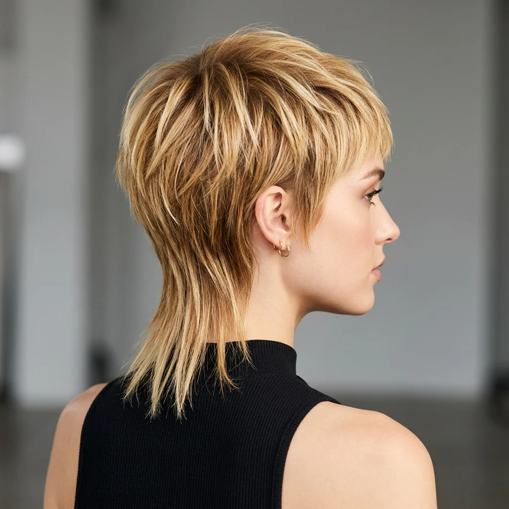 2. Feathered Razored Layers Throughout