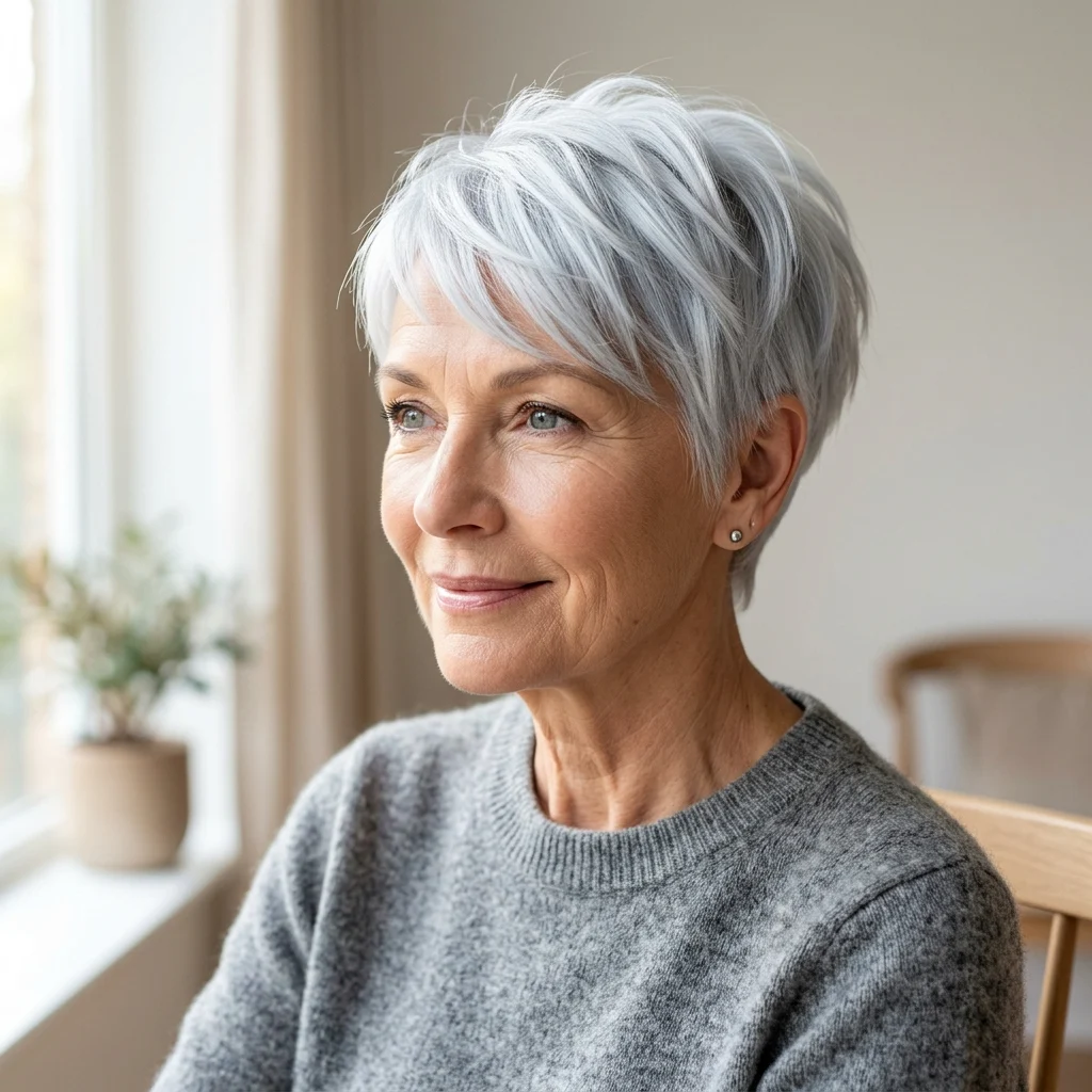 2. Icy Platinum Silver Pixie