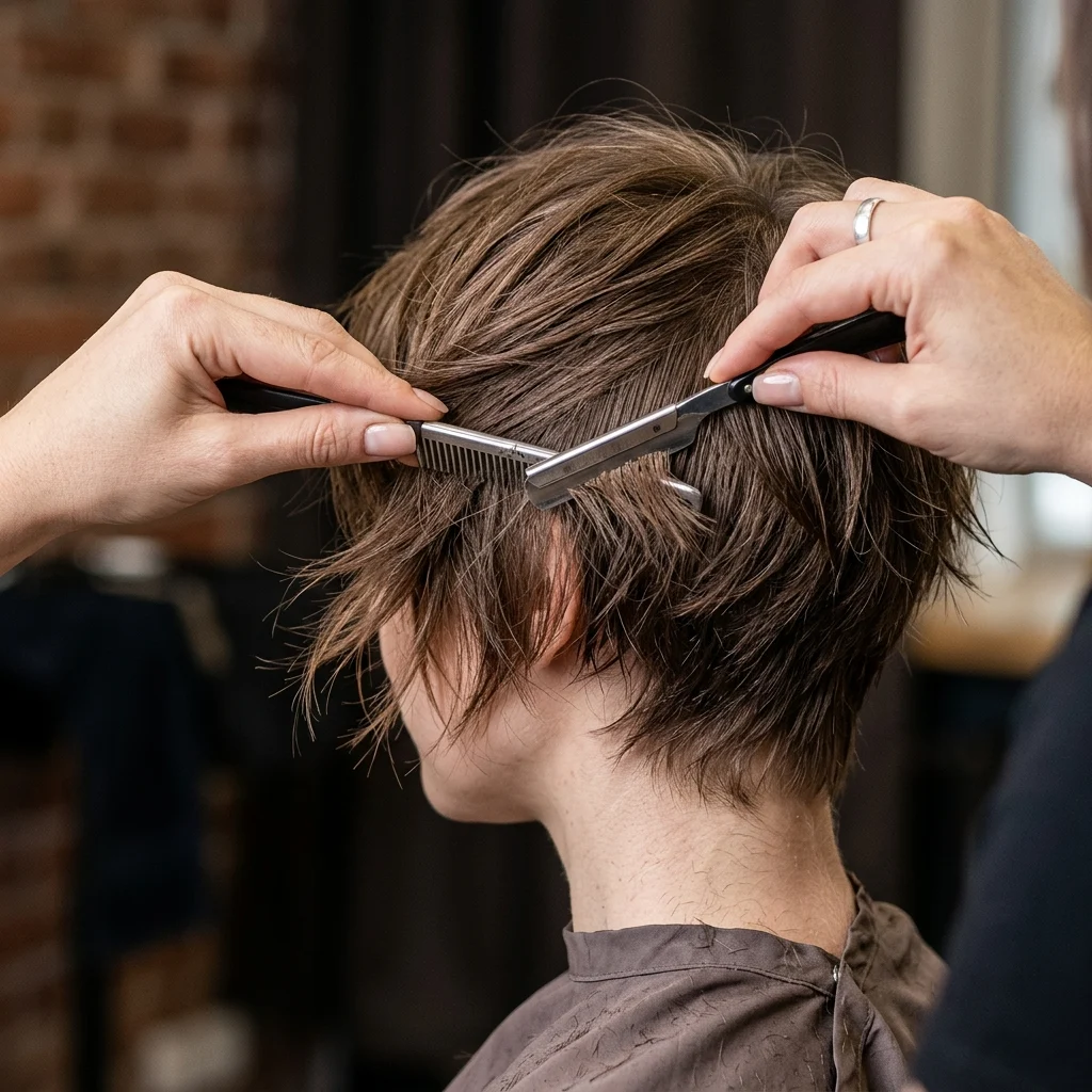 2. Razor-Cut Feathered Layers
