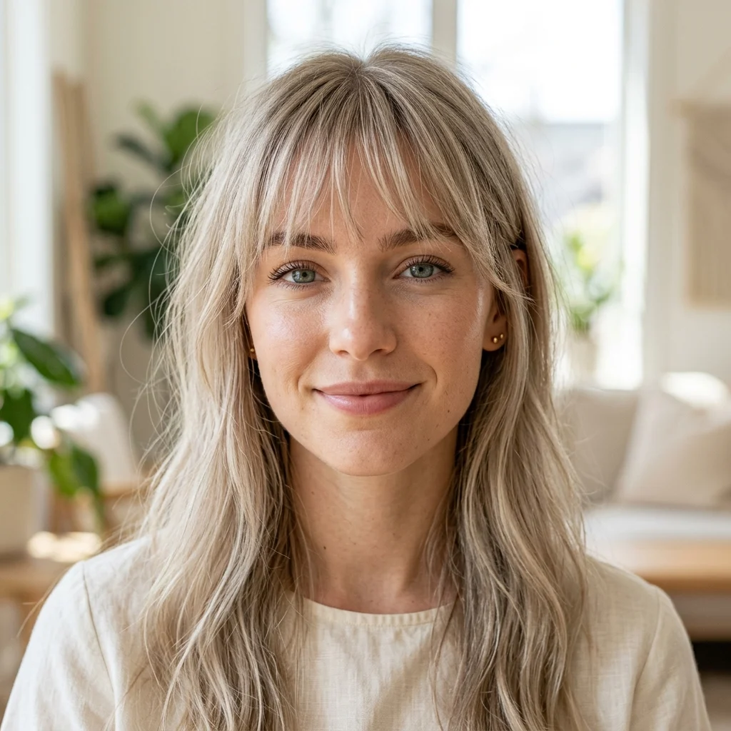 2. Wispy Bangs