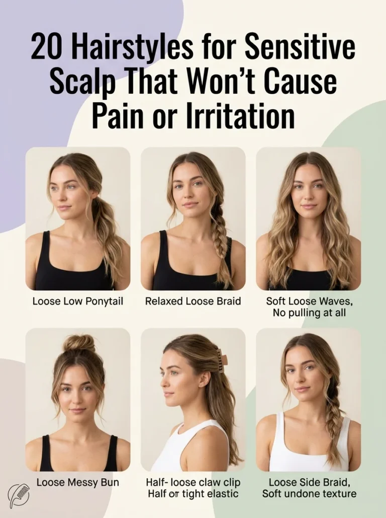 20 Sensitive Scalp Hairstyles That Actually Feel Comfortable