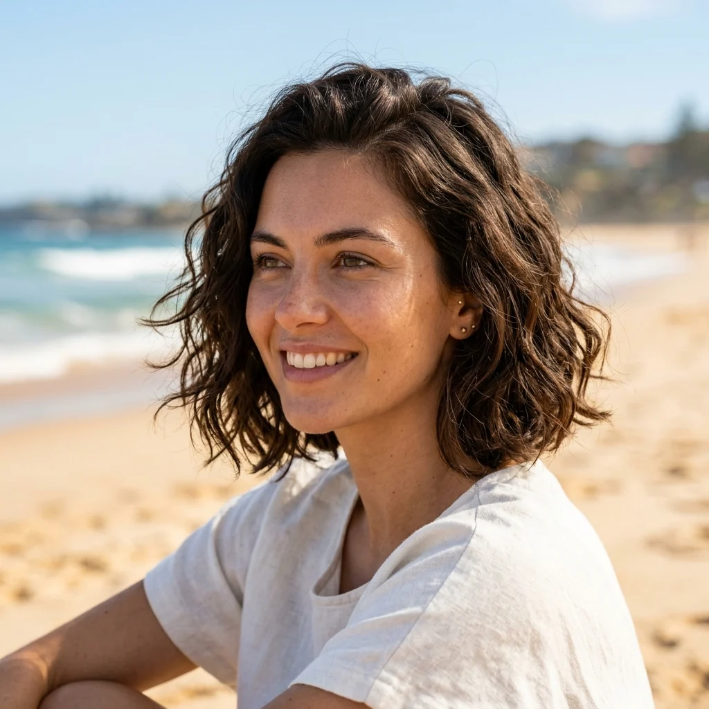 20. Beach Day Air-Dry Styling