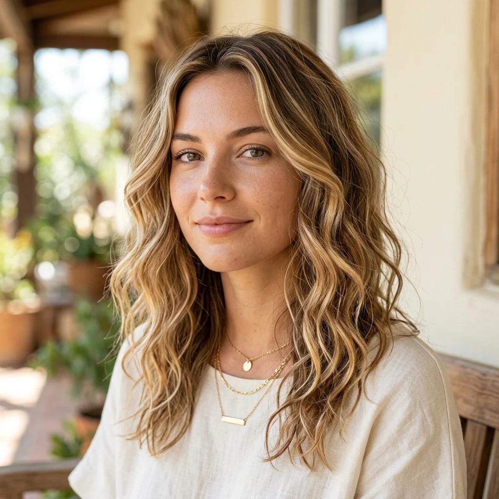 20. Textured Waves with Highlights