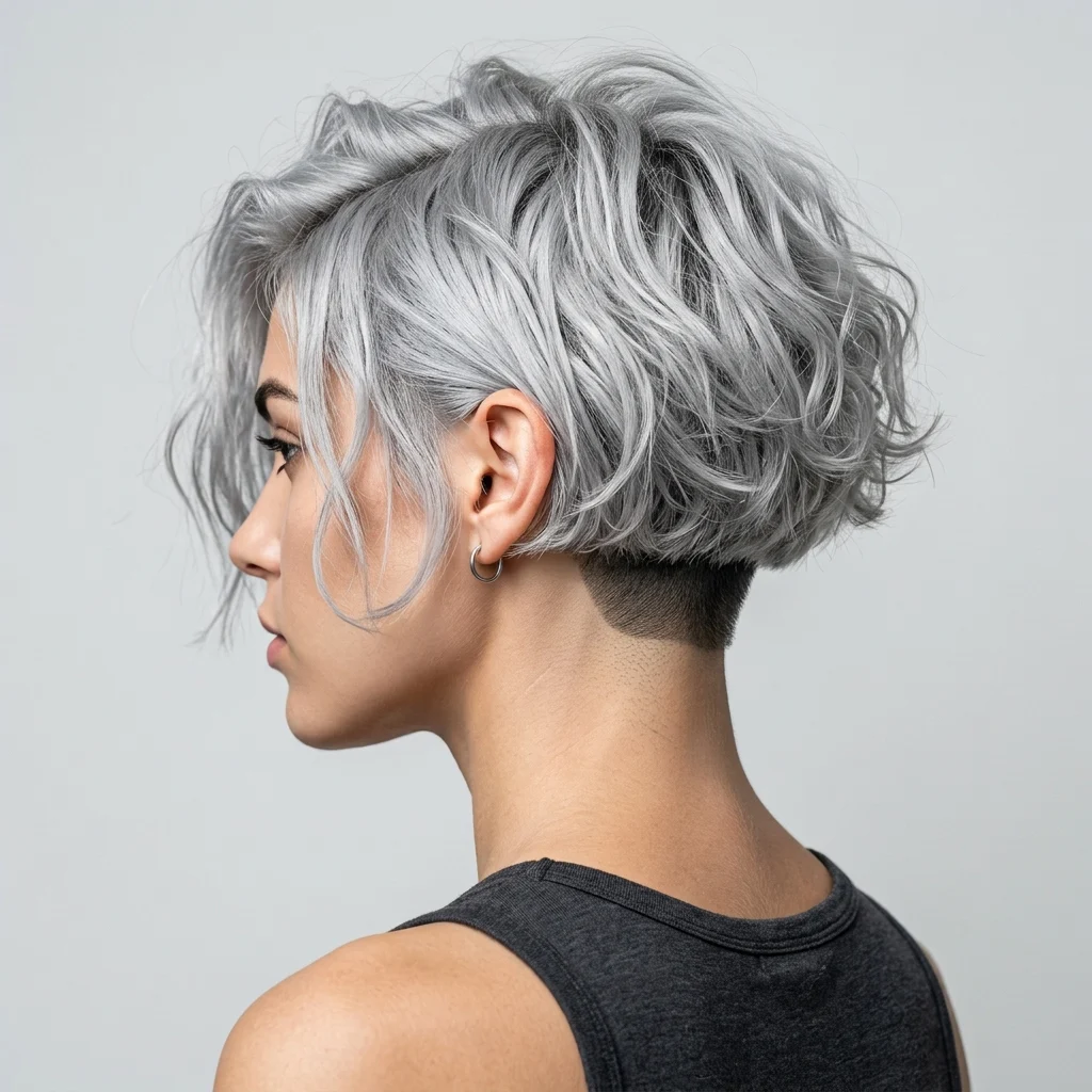 21. Undercut Nape Bob