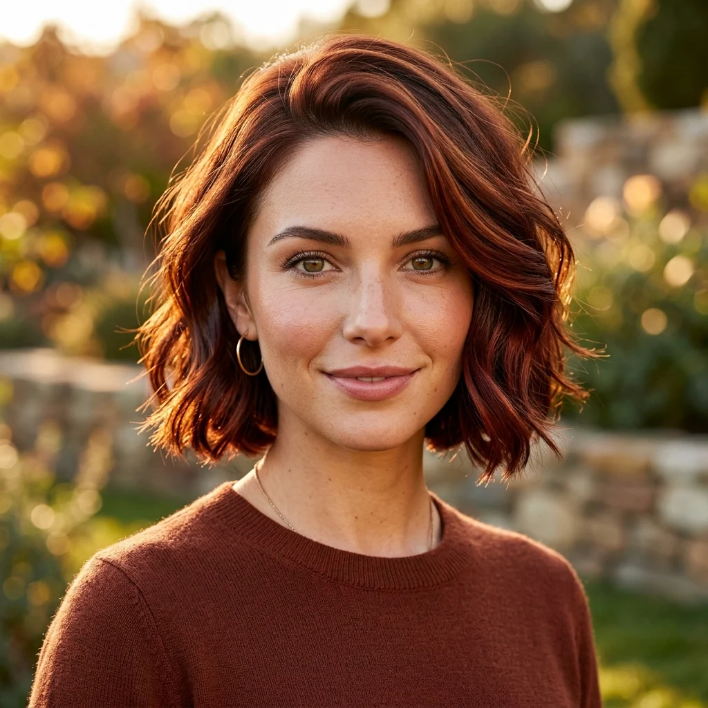 21. Warm Auburn Undertone