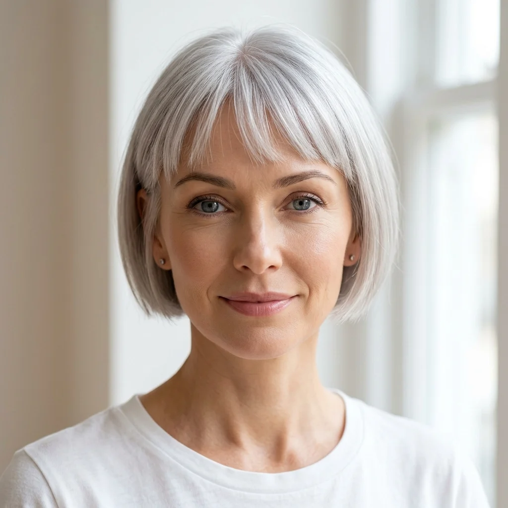 22. Petite Crop Bob for Fine Hair