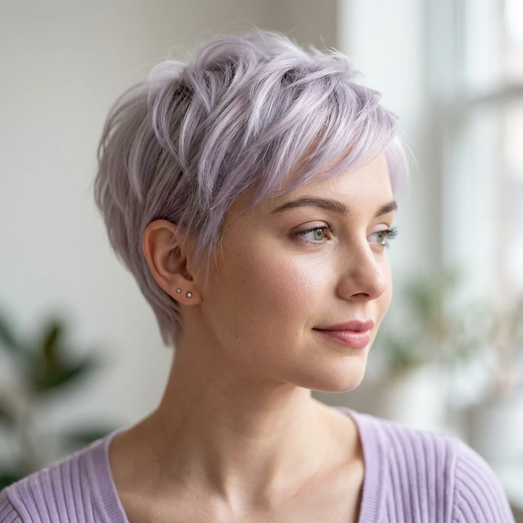 22. Pixie with Pastel Silver Tones