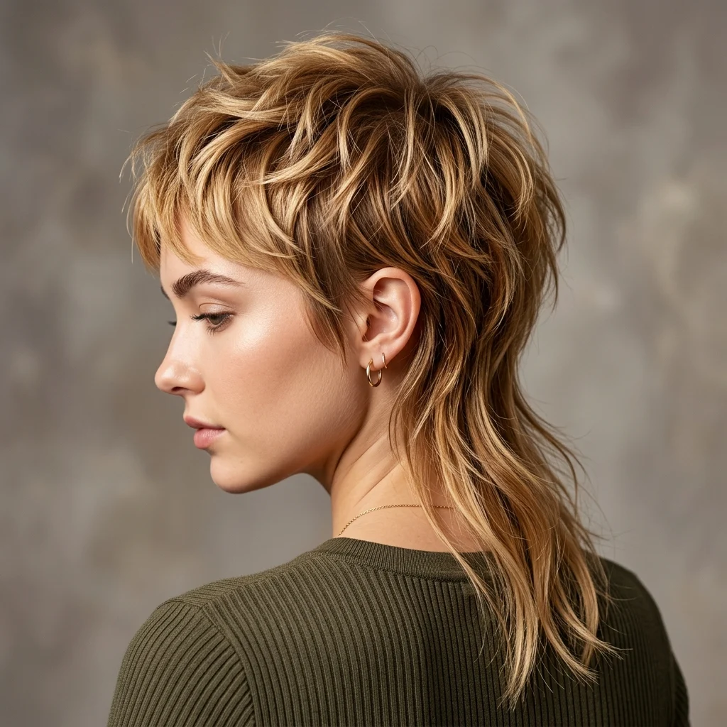 22. Textured Crown with Long Nape