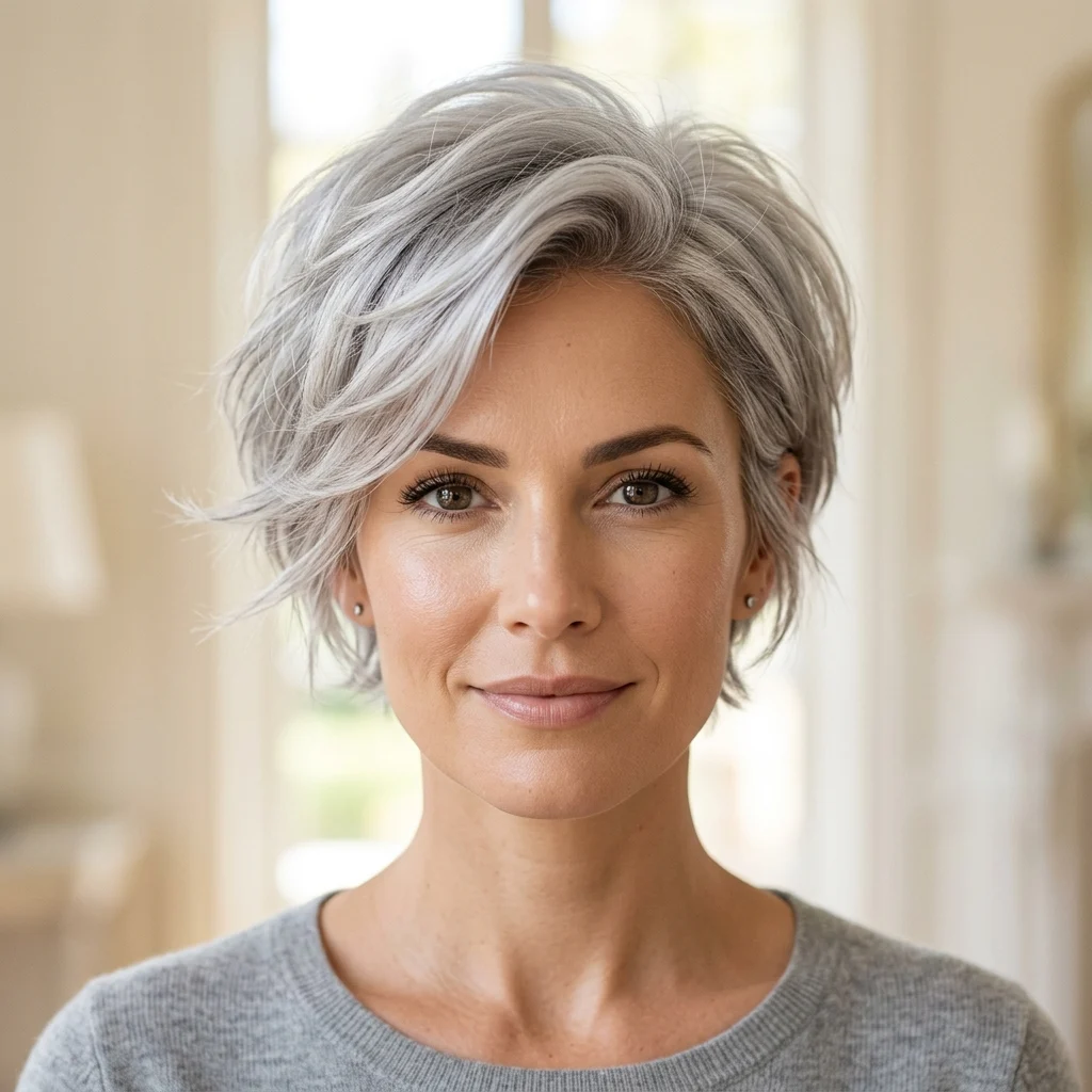 23. Sculpted Pixie for Square Faces