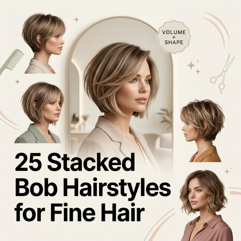 25 Stacked Bob Hairstyles for Fine Hair