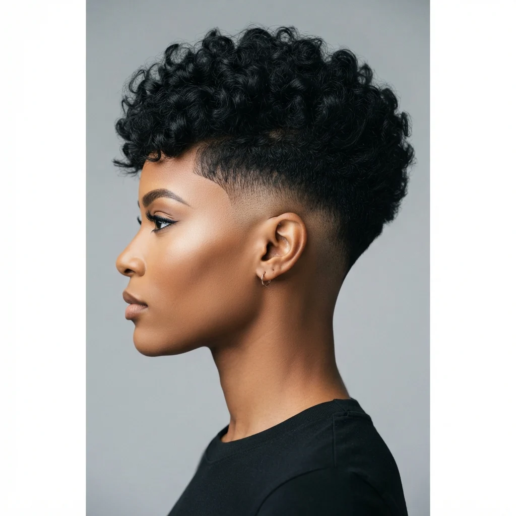 25. High Fade Undercut Pixie