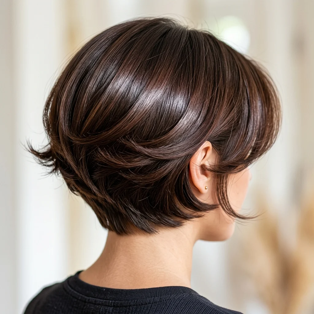 3. High-Shine Glossy Blowout Finish
