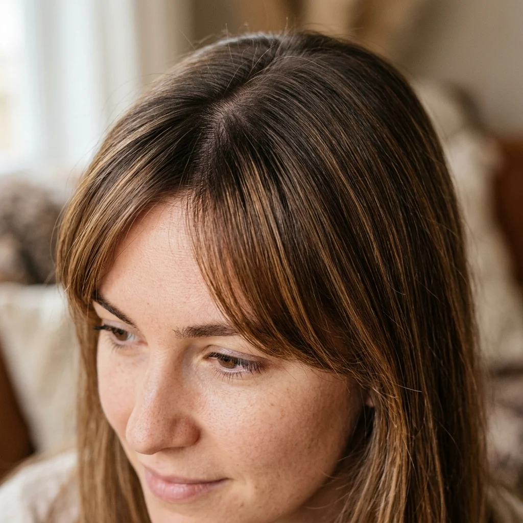 3. Root Shadow to Frame Bangs