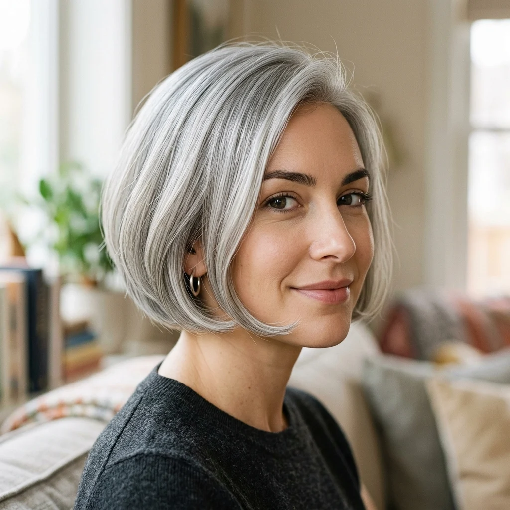 3. Rounded French Bob with Soft Perimeter (STRUCTURE)
