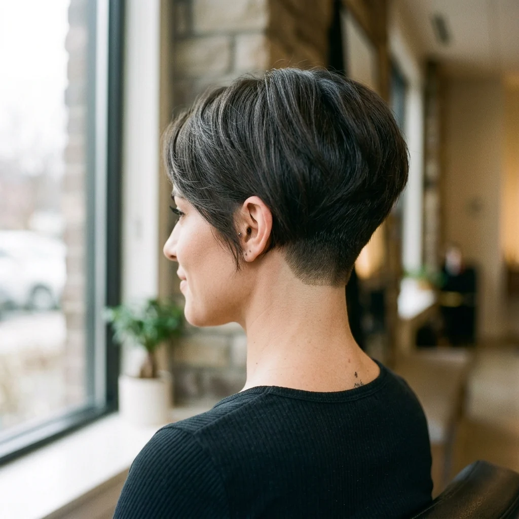 3. Undercut Wedge with Sharp Nape Line (STRUCTURE)