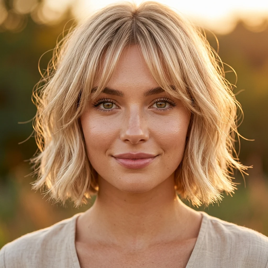 3. Wispy Curtain Fringe Grazing the Cheekbones