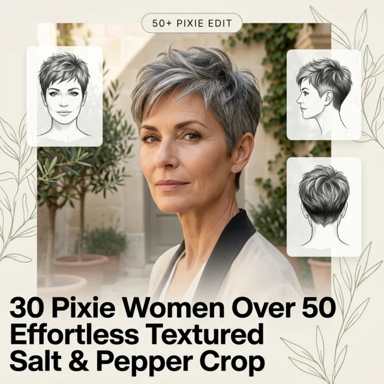 30 Pixie Women Over 50 Effortless Textured Salt Pepper Crop