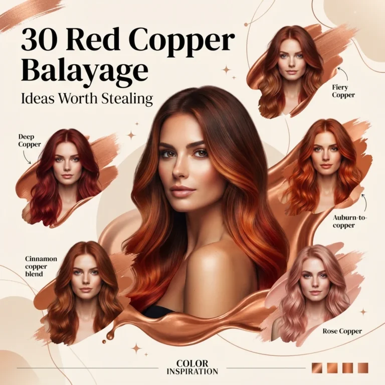 30 Red Copper Balayage Ideas Worth Stealing