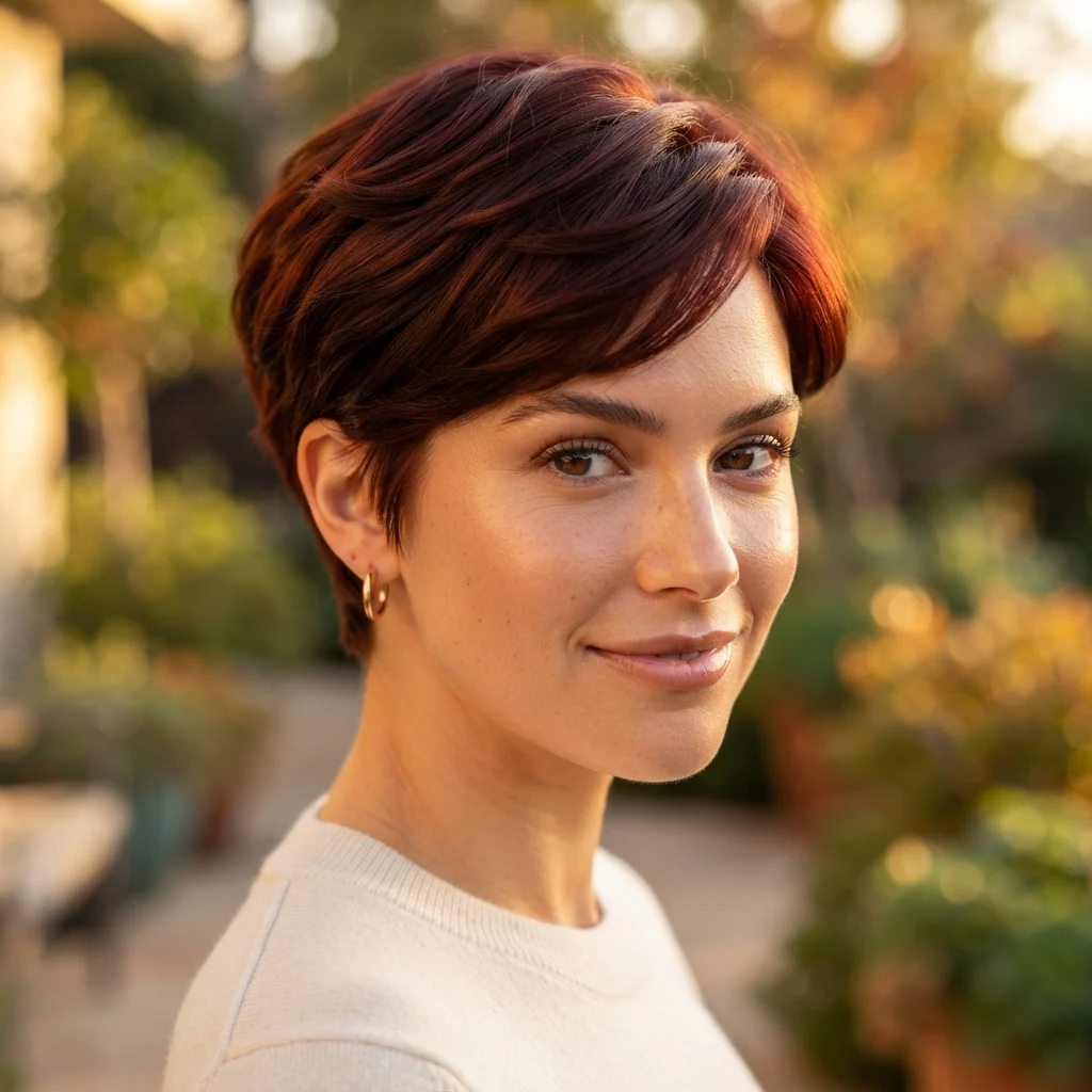 37. Deep Chestnut Red Tones