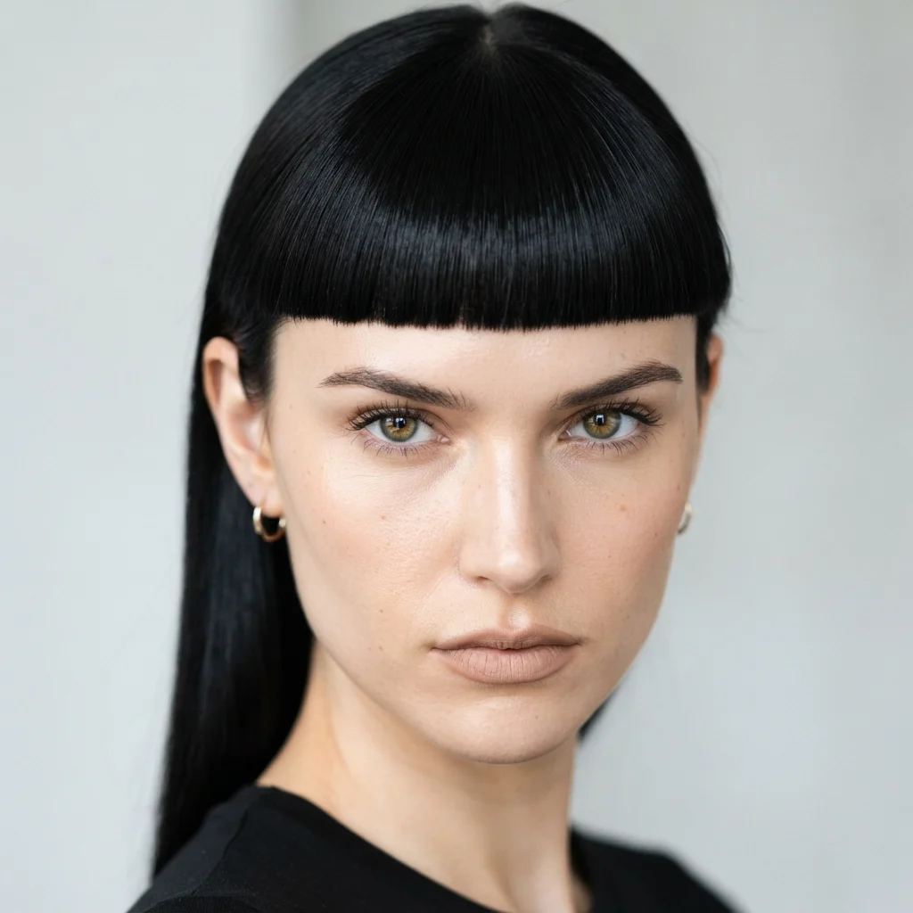 38. Full Blunt Micro Bangs