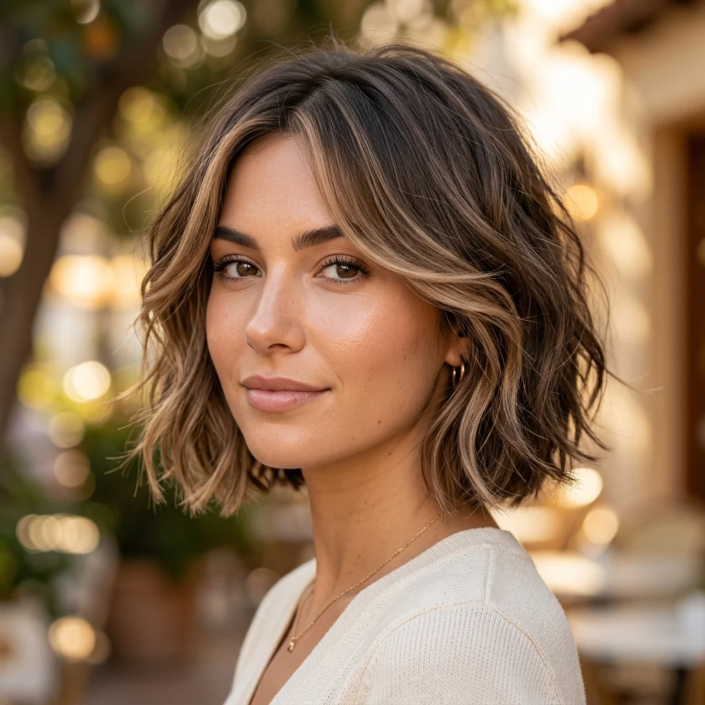 4. Air-Dried Tousled Texture