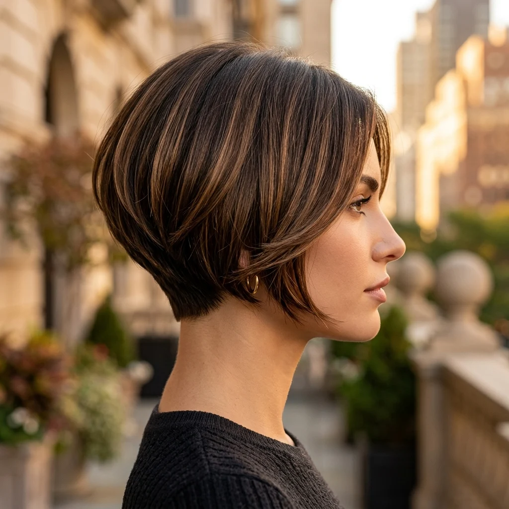4. Chin-Length Graduated Silhouette