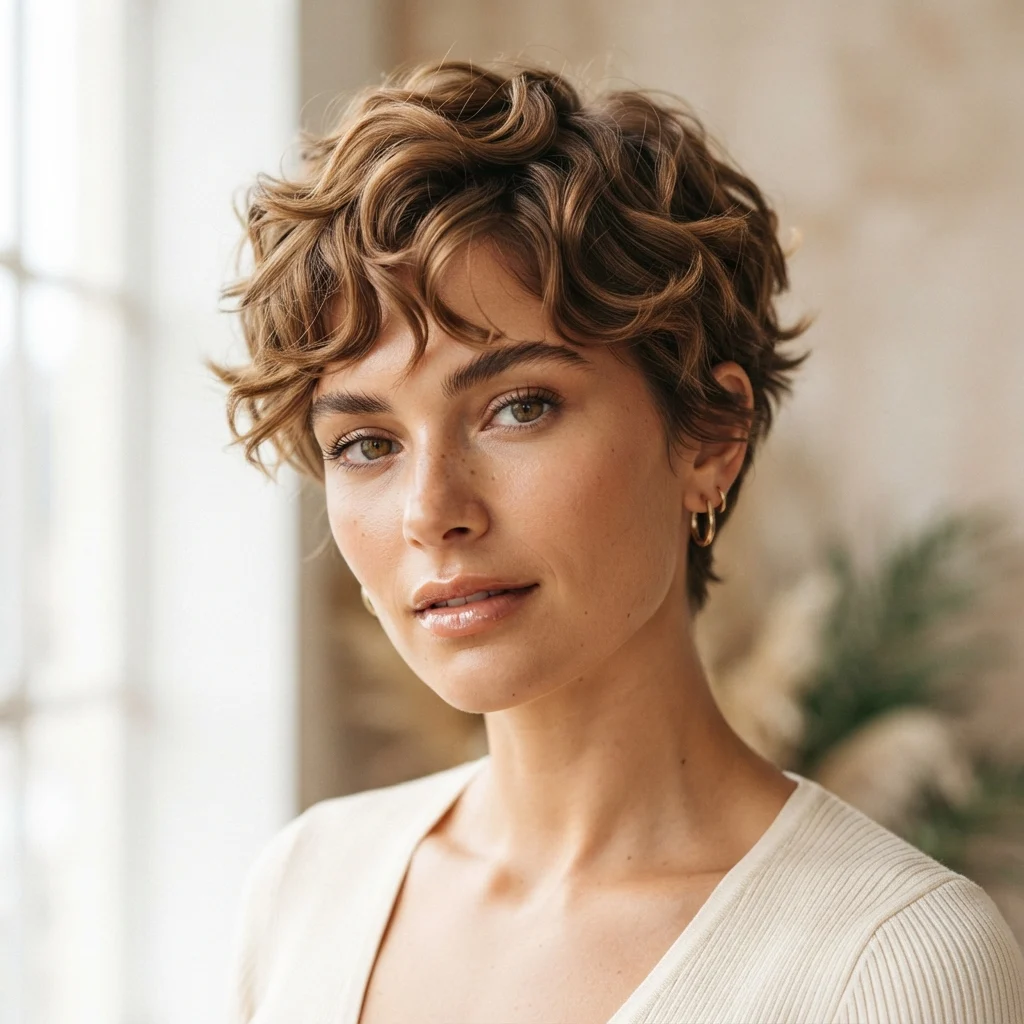 43. Scrunched Textured Waves