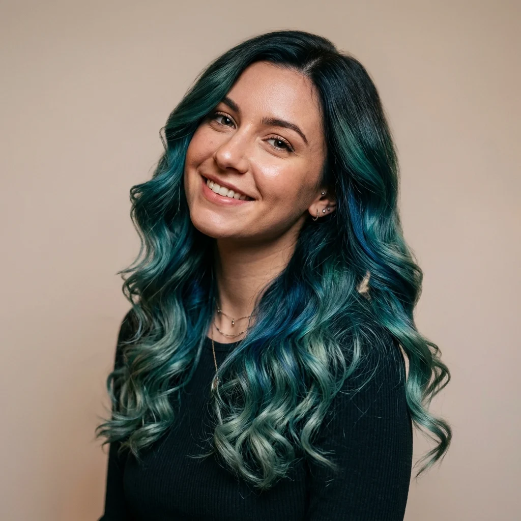 5. Mermaid Multi-Tone Balayage (TECHNIQUE)