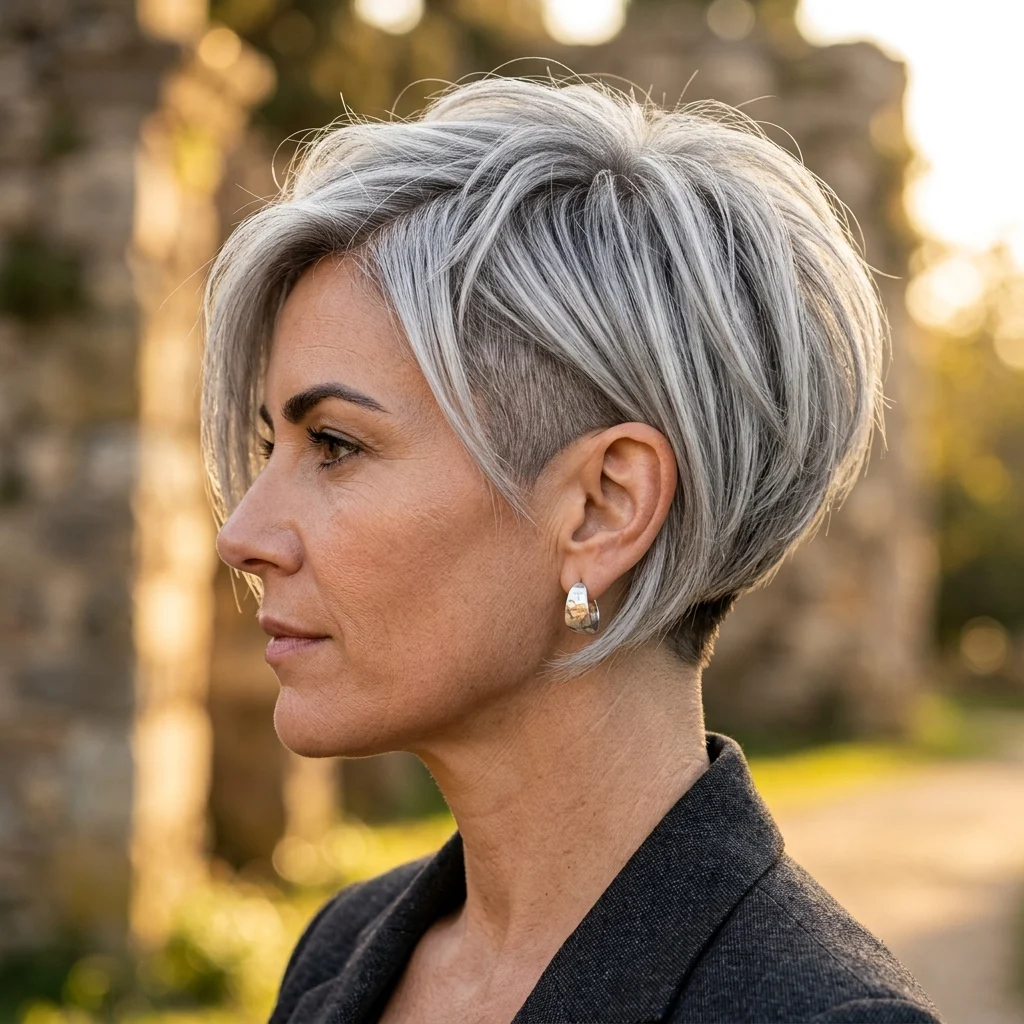 5. Short Nape, Long Crown Silhouette