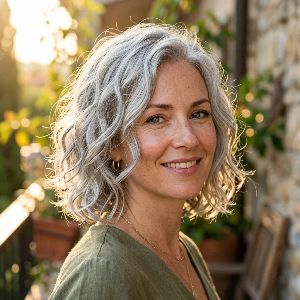 6. Air-Dried Tousled Waves (STYLING-TECHNIQUE)