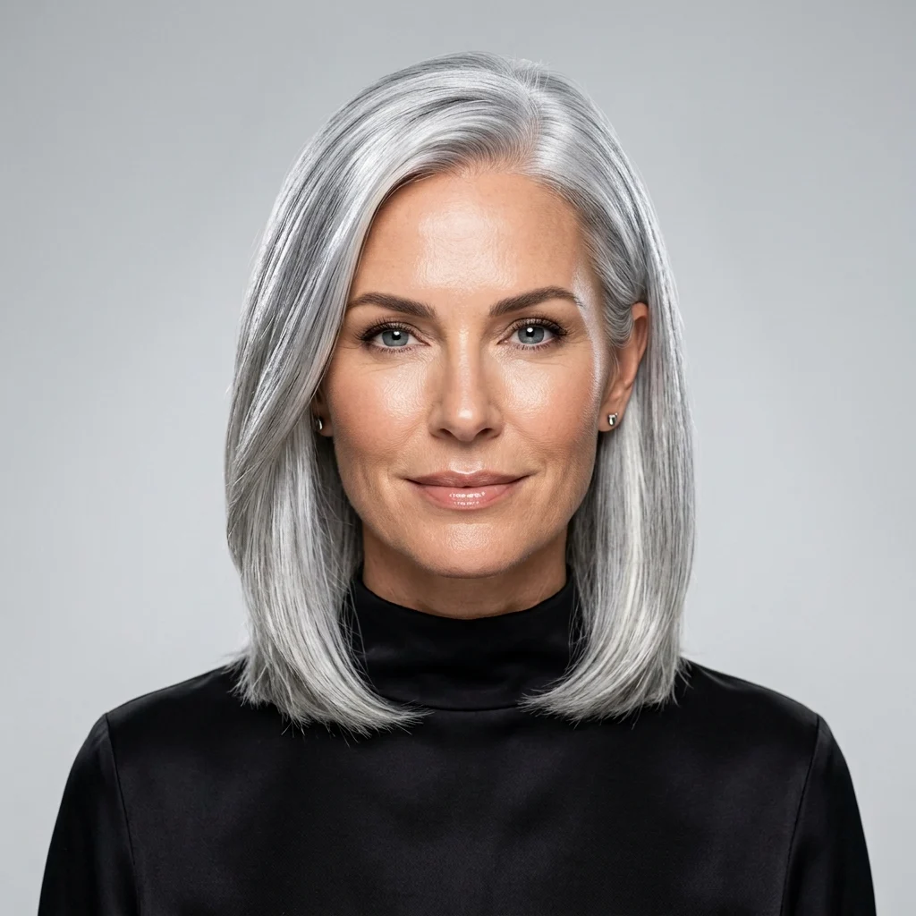 6. Glossy Silver Toner for High-Shine Gray