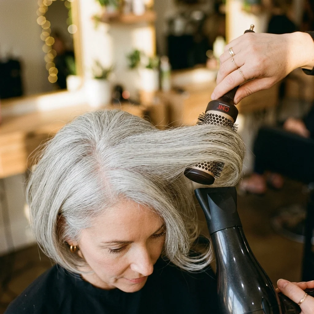 6. Round Brush Blow-Dry for the Flip (STYLING-TECHNIQUE)