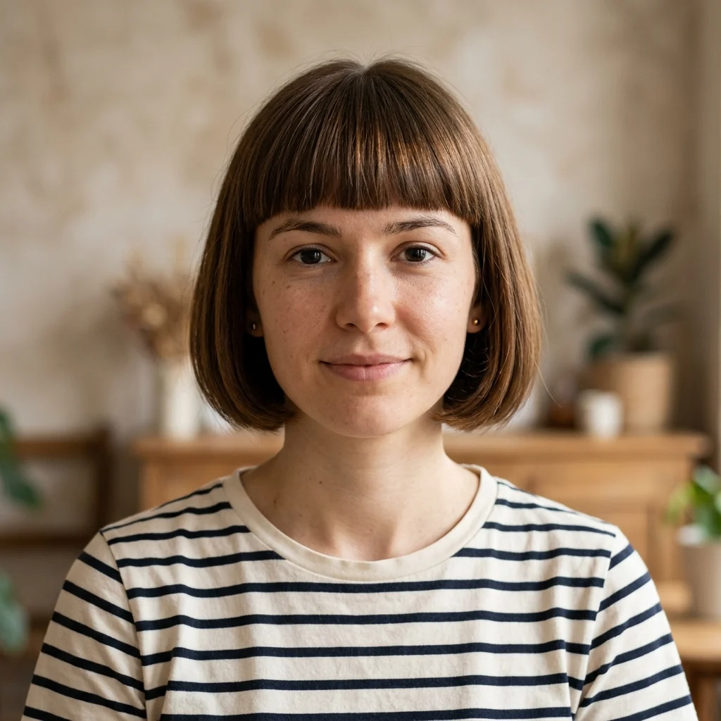 7. Chin Length French Bob