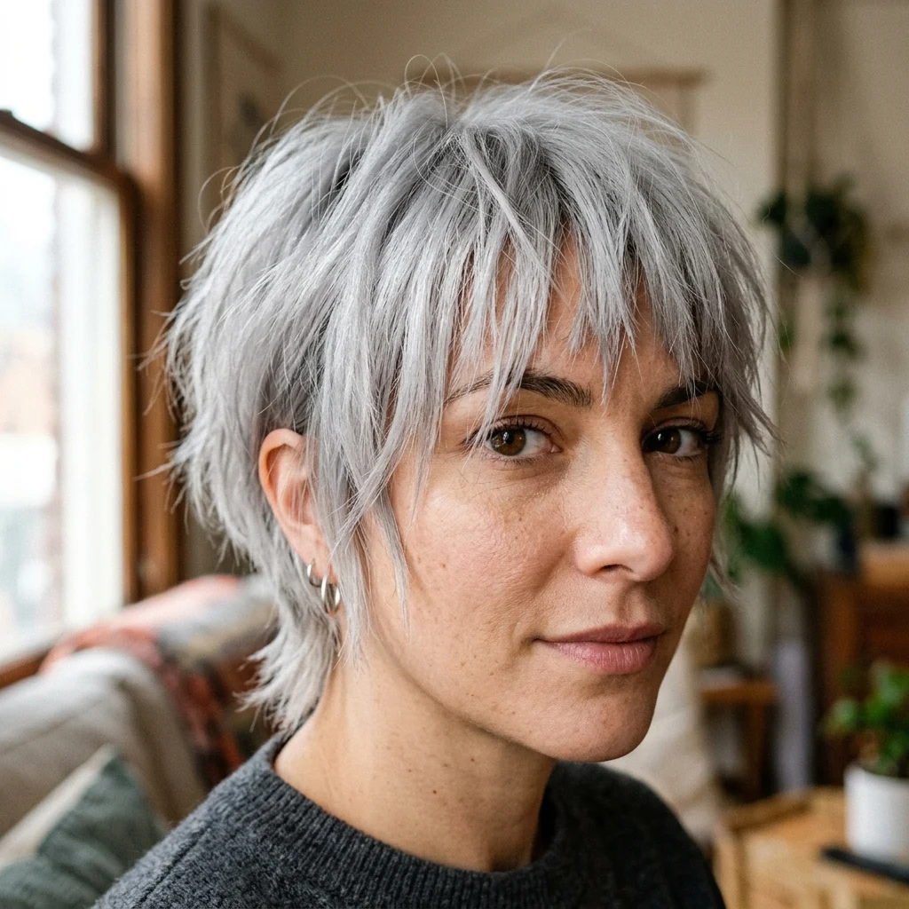 7. Choppy Layered Fringe (TEXTURE)