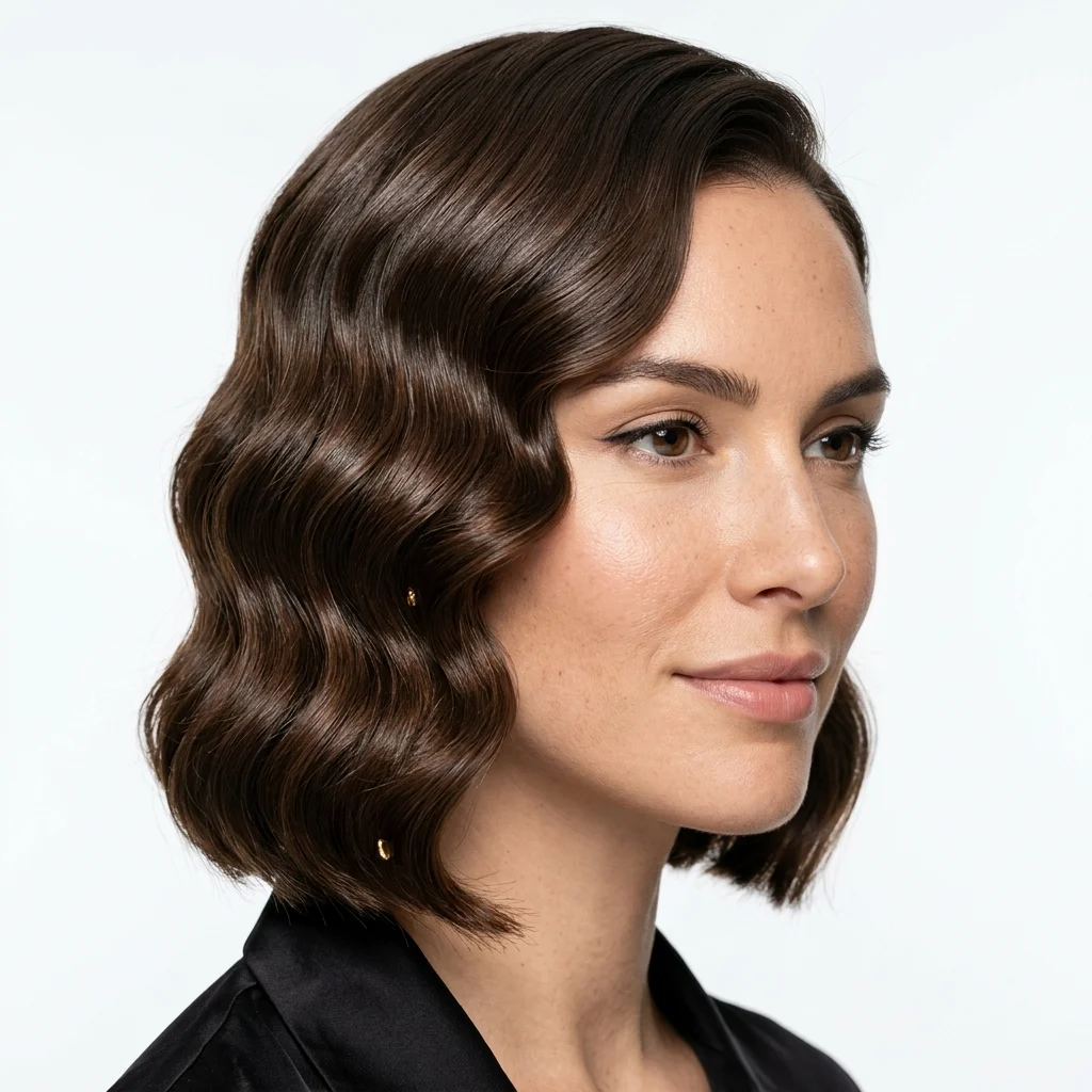 7. Flat-Iron Waves for Sleek Texture