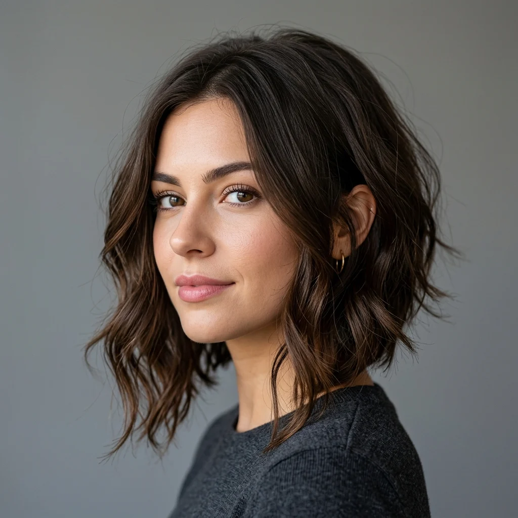 8. Angled Bob with Longer Front Pieces