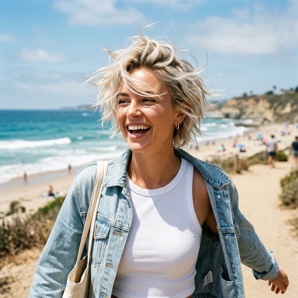 8. Beach-Day Salt Spray Finish
