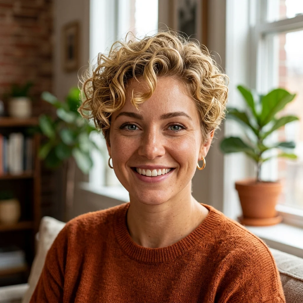 8. Curly Choppy Pixie Wedge for Natural Texture (TEXTURE)