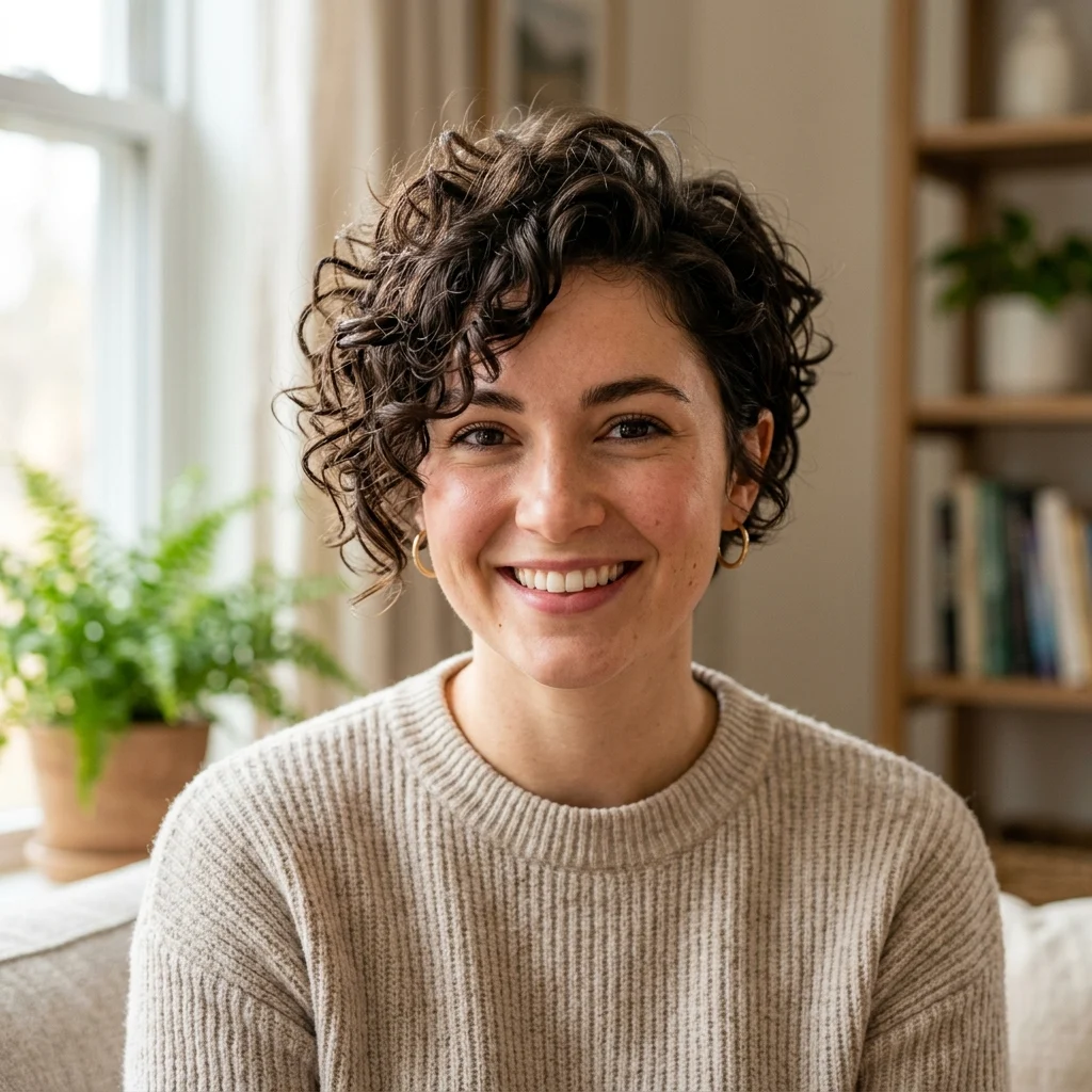 8. Curly Wispy Pixie for Natural Texture Lovers (TEXTURE)