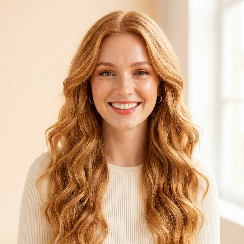 8. Strawberry Blonde All-Over Warmth