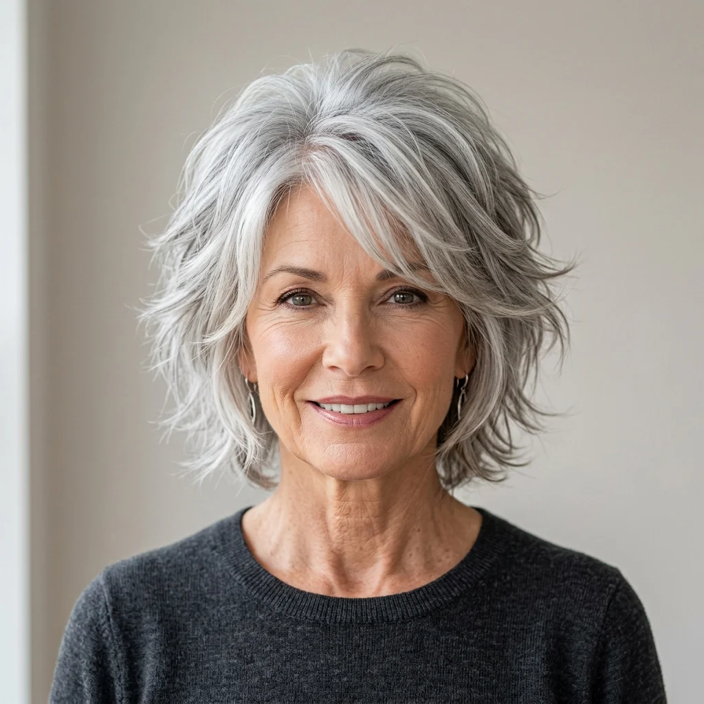 9. Fine Hair Shag Adaptation